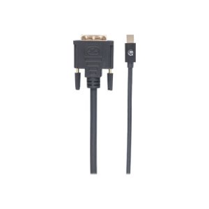 Manhattan Mini DisplayPort 1.2a to DVI-D 24+1 Cable...