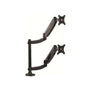 Fellowes Platinum Monitor Arm - Befestigungskit für 2 Monitore (einstellbarer Arm)