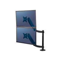 Fellowes Platinum Monitor Arm - Befestigungskit für 2 Monitore (einstellbarer Arm)