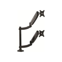 Fellowes Platinum Monitor Arm - Befestigungskit für 2 Monitore (einstellbarer Arm)