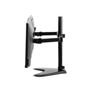 Fellowes Professional Series Free-standing Dual Horizontal Monitor Arm - Aufstellung für 2 Monitore - Schwarz - Bildschirmgröße: bis zu 68,6 cm (bis zu 27 Zoll)