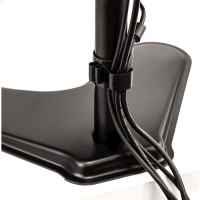 Fellowes Professional Series Free-standing Dual Horizontal Monitor Arm - Aufstellung für 2 Monitore - Schwarz - Bildschirmgröße: bis zu 68,6 cm (bis zu 27 Zoll)