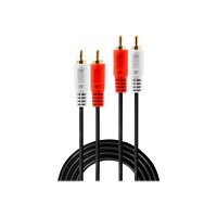 Lindy Premium - Audio cable - RCA x 2 (M) to RCA x 2 (M)