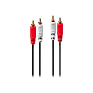 Lindy Premium - Audio cable - RCA x 2 (M) to RCA x 2 (M)