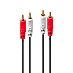 Lindy Premium - Audiokabel - RCA x 2 (M) bis RCA x 2 (M)