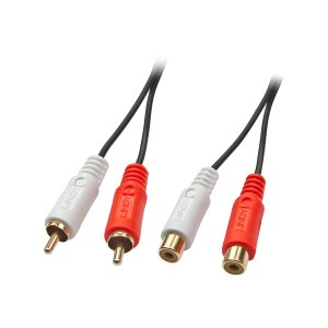 Lindy Premium - Audioverlängerungskabel - RCA x 2 (M)