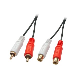 Lindy Premium - Audioverlängerungskabel - RCA x 2 (M)