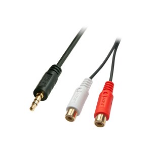 Lindy 35678 - 2 x RCA - Maschio - 3.5mm - Femmina - 0,25...