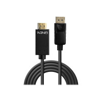 Lindy Video / audio cable - DisplayPort (M) latched to HDMI (M)