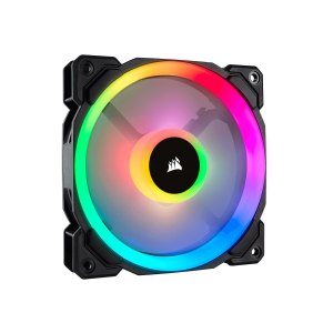 Corsair LL Series LL120 RGB Dual Light Loop - Gehäuselüfter - 120 mm - weiß, Blau, Gelb, Rot, grün, orange, violett - 12 cm (Packung mit 3)