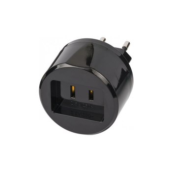 Brennenstuhl 1508500010 - Tipo A - Tipo C (Europlug) - 250 V - 2,5 A - Nero