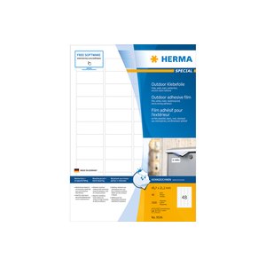 HERMA 9536. Produktfarbe: Weiß, Form: Rechteck,...