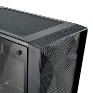 Fractal Design Meshify C - TG - Tower - ATX - ohne Netzteil (ATX) - Schwarz - USB/Audio