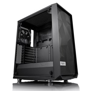 Fractal Design Meshify C - TG - Tower - ATX - ohne Netzteil (ATX) - Schwarz - USB/Audio