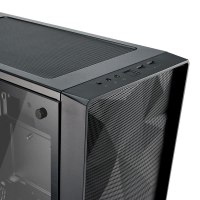 Fractal Design Meshify C - TG - Tower - ATX - ohne Netzteil (ATX) - Schwarz - USB/Audio