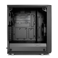 Fractal Design Meshify C - TG - Tower - ATX - ohne Netzteil (ATX) - Schwarz - USB/Audio