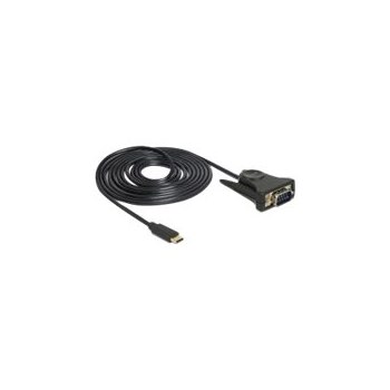 Delock 62964 - 1,8 m - USB Type-C - RS-232 - Maschio/Maschio - Nero - Windows 7/7-64/8.1/8.1-64/10/10-64 - Linux ex Kernel 2.6.31 / Kernel 4.x.x - Mac ex OS 10.12,...