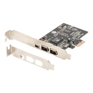 DIGITUS PCI Express Card, Firewire 1394a (3+1 ports)