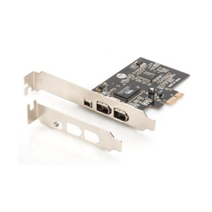 DIGITUS PCI Express Card, Firewire 1394a (3+1 ports)