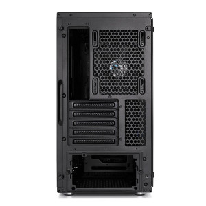 Fractal Design Meshify C Mini - Dark TG - Tower - micro ATX - Seitenteil mit Fenster (gehärtetes Glas) - keine Spannungsversorgung (ATX) - Schwarz - USB/Audio