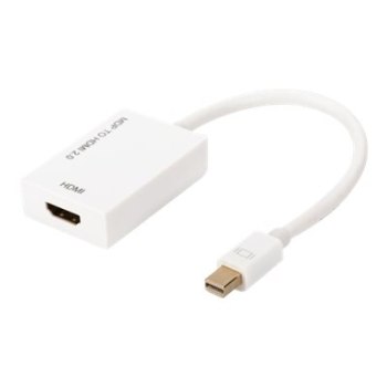 DIGITUS Aktiver Mini DisplayPort auf HDMI Adapter / Konverter