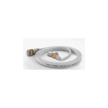 WANTEC 7001 - 0.1 m - Cat6 - F/FTP (FFTP) - RJ-45 - RJ-45 - White