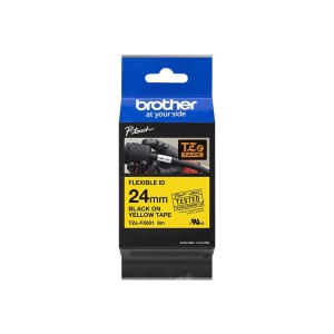 Brother TZe-FX651 - Schwarz auf Gelb - Rolle (2,4 cm x 8 m)