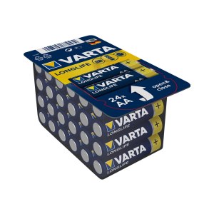 Varta Longlife - Batterie 24 x AA / LR6 - Alkali-Mangan
