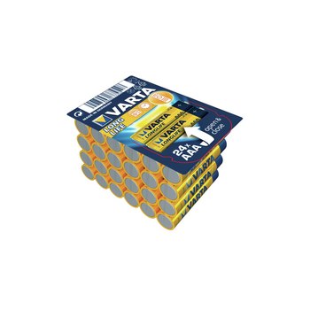 Varta Longlife AAA - Batteria monouso - Mini Stilo AAA - Alcalino - 1,5 V - 24 pezzo(i) - Blu - Giallo