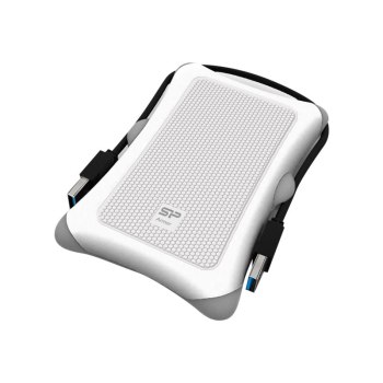 Silicon Power Armor A30 - Enclosure HDD - 2.5" - Collegamento del dispositivo USB - Bianco