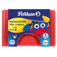 Pelikan 723148 - 8 pc(s) - Black,Blue,Brown,Green,Orange,Red,White,Yellow - Black,Blue,Brown,Green,Orange,Red,White,Yellow - Round - Pointed - Germany