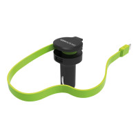 Ultron Realpower - Auto-Netzteil - 4.8 A - 2 Ausgabeanschlussstellen (USB, 24 pin USB-C)