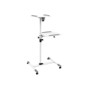 Techly ICA-TB-TPM-6 - Trolley multimediale - Bianco -...