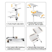 Techly Cart - for projector / notebook