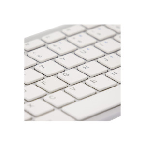 R-Go Compact Keyboard, AZERTY(BE), white, wired