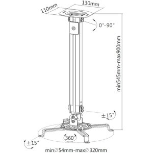 Techly Mounting component (extension column)