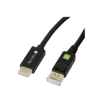 Techly Adapterkabel - DisplayPort männlich zu HDMI männlich