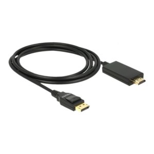 Delock 85317 - 2 m - DisplayPort - HDMI - Maschio -...