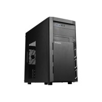 Antec Value Solution VSK3000 Elite - Tower - micro ATX - ohne Netzteil - Schwarz - USB/Audio