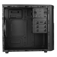 Antec Value Solution VSK3000 Elite - Tower - micro ATX - ohne Netzteil - Schwarz - USB/Audio