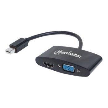 Manhattan Mini DisplayPort 1.2 to HDMI or VGA Adapter Cable (2-in-1)