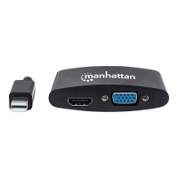 Manhattan 152709 - 0,25 m - Mini DisplayPort - HDMI + VGA (D-Sub) - Maschio - Femmina - Dritto