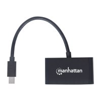 Manhattan Mini DisplayPort 1.2 to HDMI or VGA Adapter Cable (2-in-1)