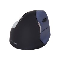 Bakker Evoluent4 Wireless - Mano destra - Ottico - RF Wireless - Nero - Blu