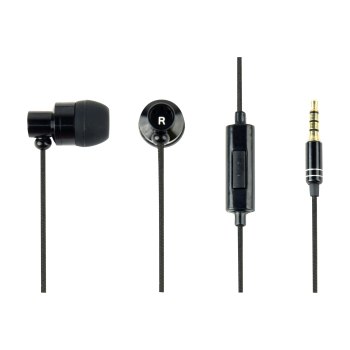 Gembird MHS-EP-CDG-B - Headset - In-ear - Calls & Music - Black - Binaural - 1.2 m