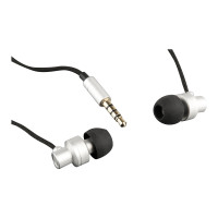 Gembird MHS-EP-CDG-S - Headset - In-ear - Calls & Music - Silver - Binaural - 1.2 m