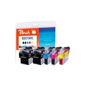 Peach Multi Pack Plus - 5er-Pack - Schwarz, Gelb, Cyan,...