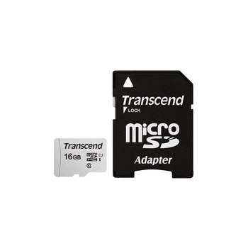 Transcend 300S - Flash memory card (adapter included)