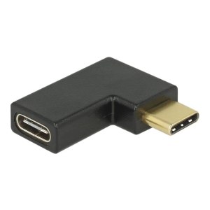 Delock USB adapter - USB-C (M) to USB-C (F) left-angled