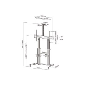 Equip Pro - Cart - for LCD TV